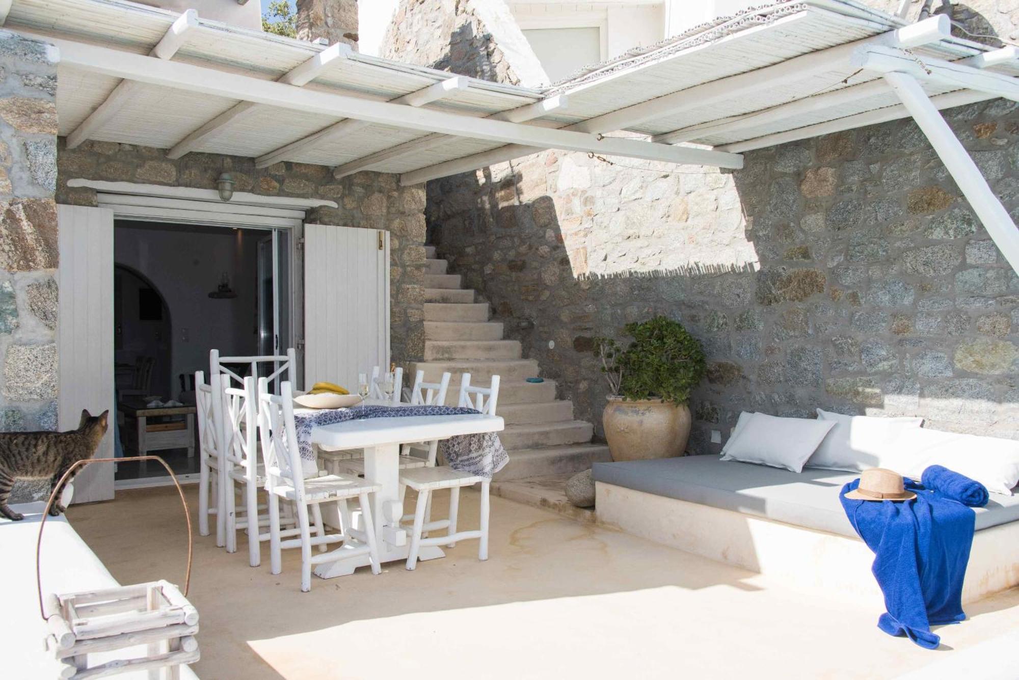 White Stone Mykonos Otel Agios Ioannis Diakoftis Dış mekan fotoğraf