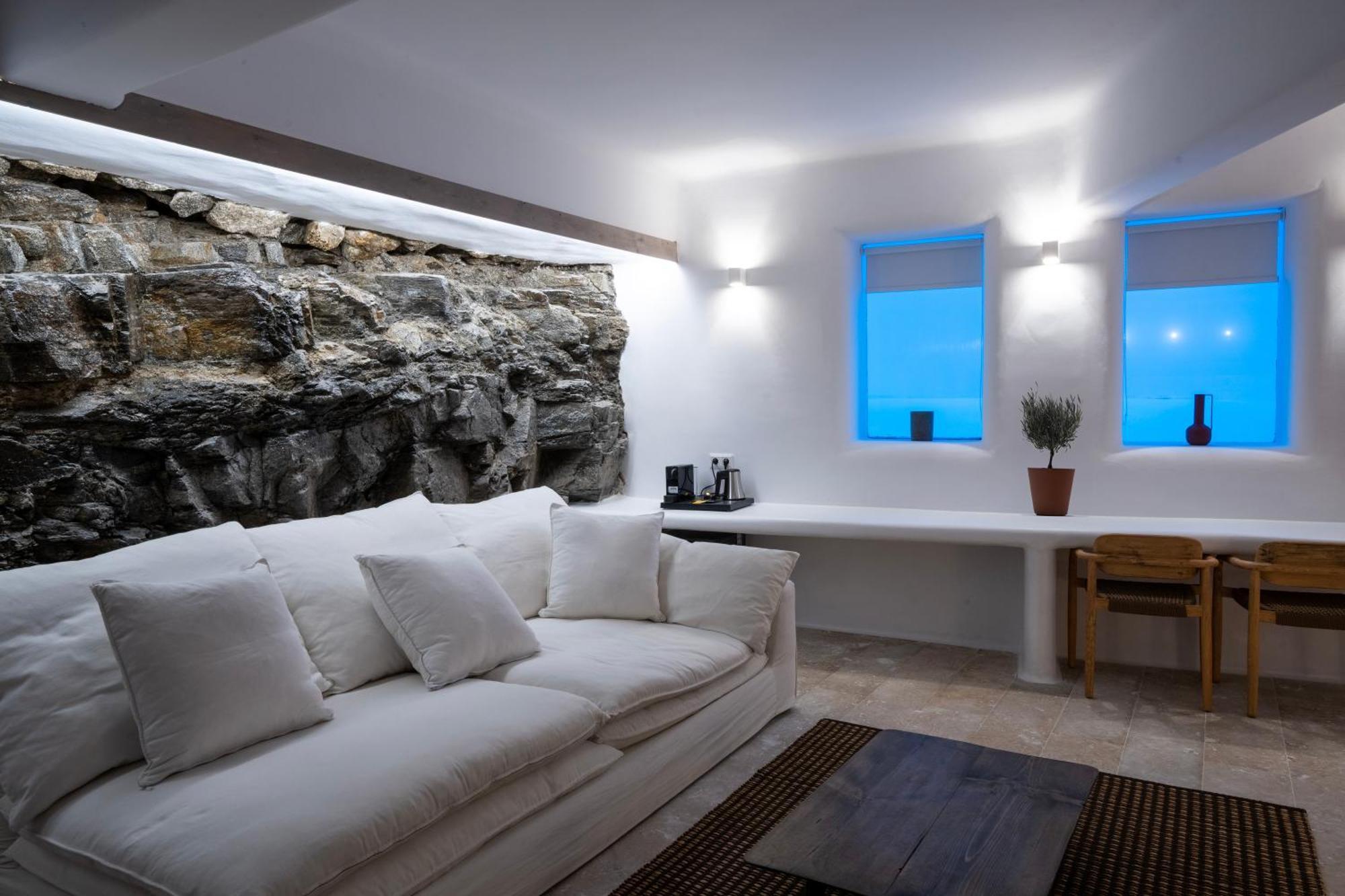 White Stone Mykonos Otel Agios Ioannis Diakoftis Dış mekan fotoğraf