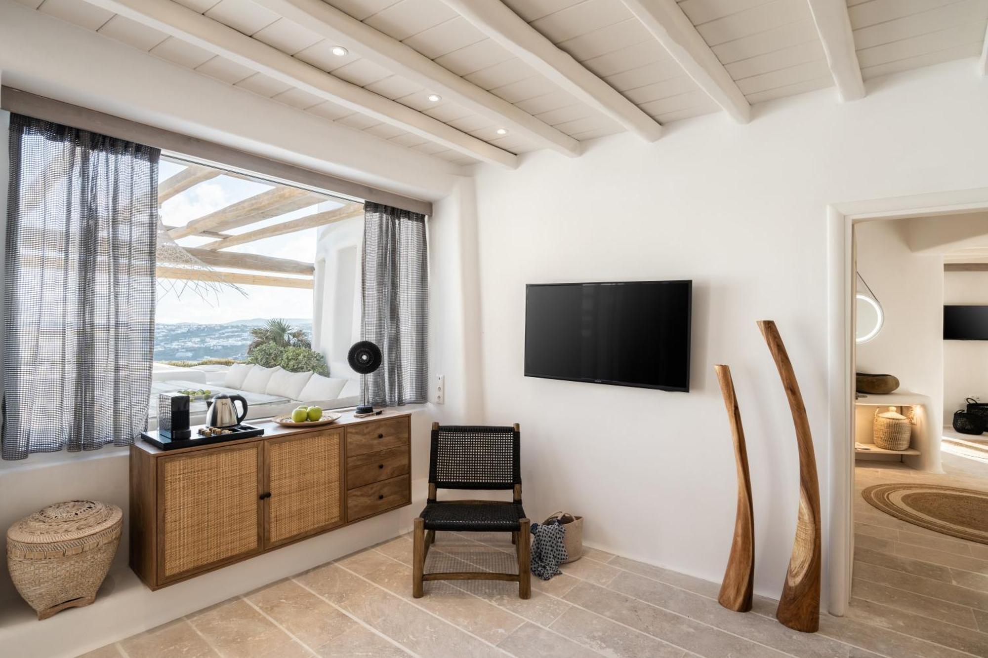 White Stone Mykonos Otel Agios Ioannis Diakoftis Dış mekan fotoğraf