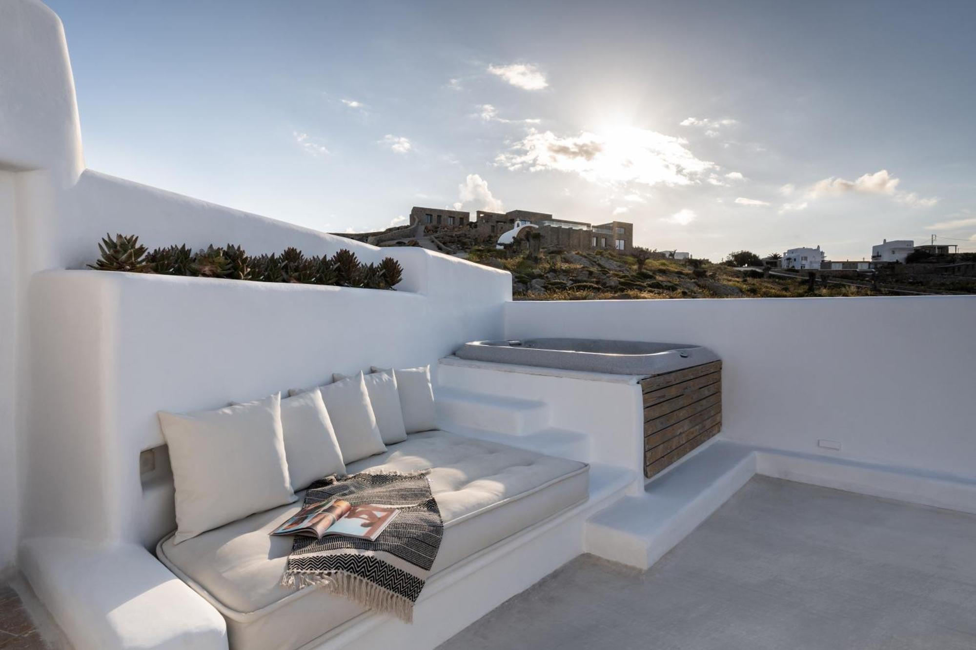 White Stone Mykonos Otel Agios Ioannis Diakoftis Dış mekan fotoğraf