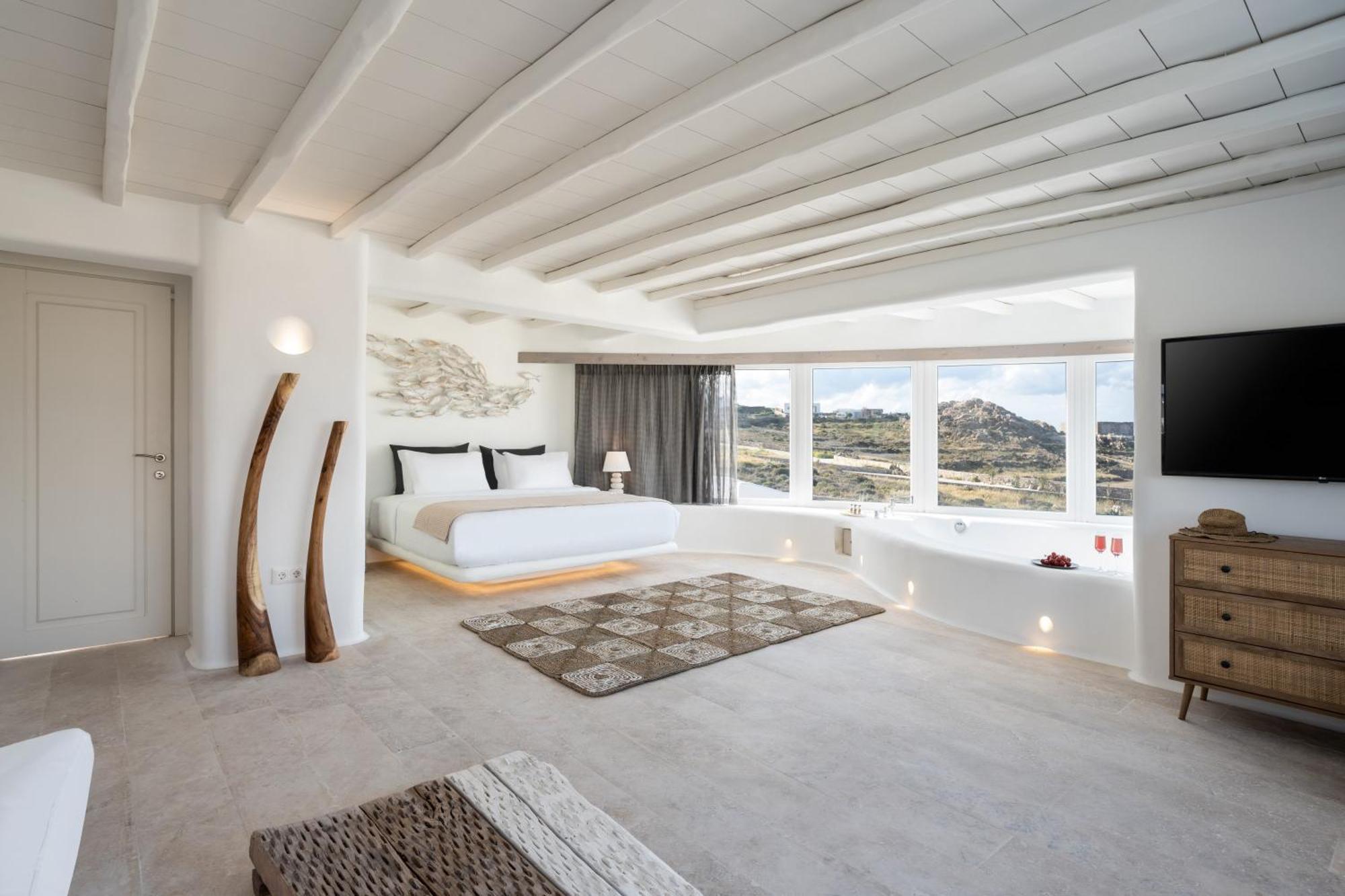 White Stone Mykonos Otel Agios Ioannis Diakoftis Dış mekan fotoğraf