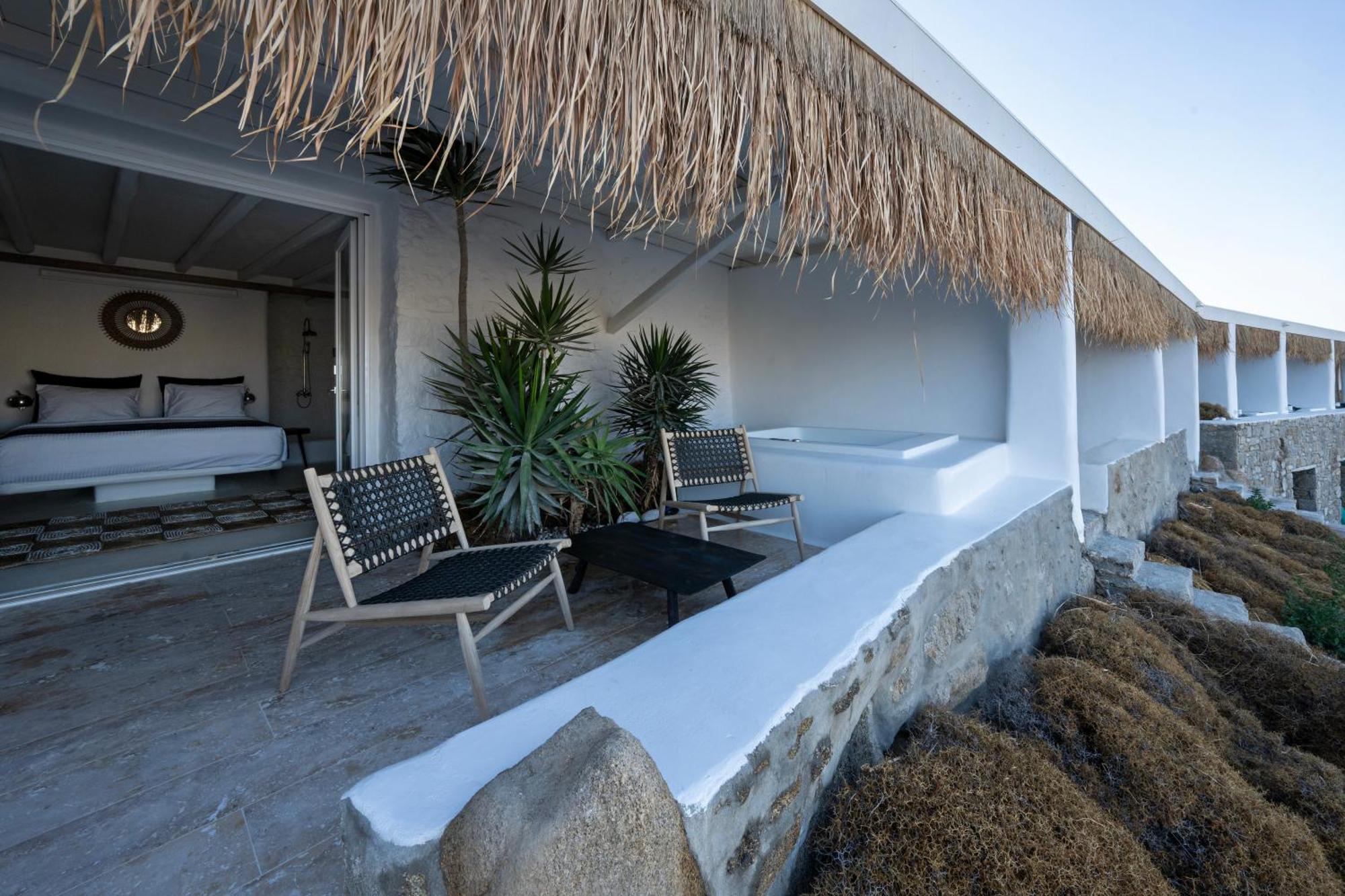 White Stone Mykonos Otel Agios Ioannis Diakoftis Dış mekan fotoğraf