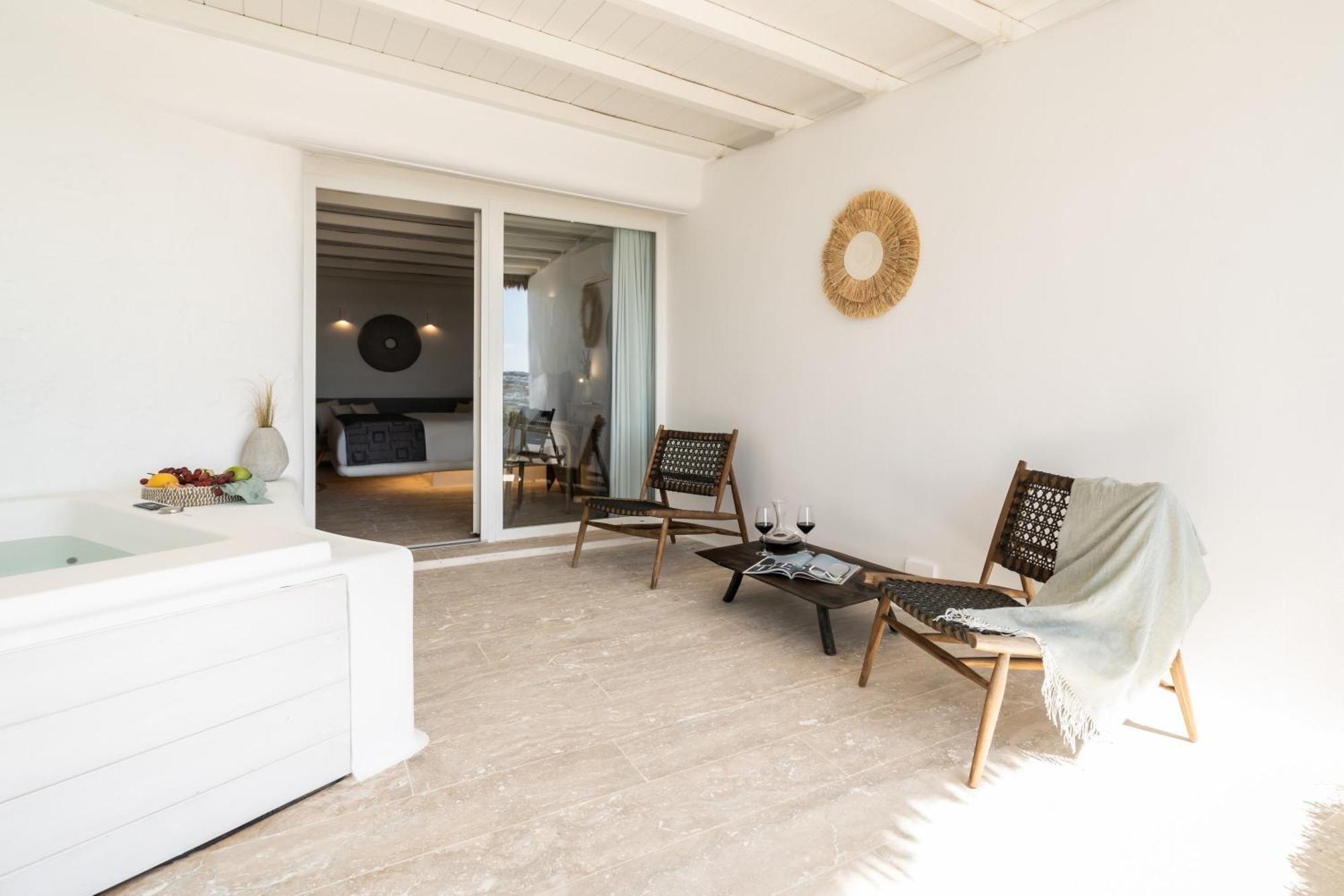 White Stone Mykonos Otel Agios Ioannis Diakoftis Dış mekan fotoğraf