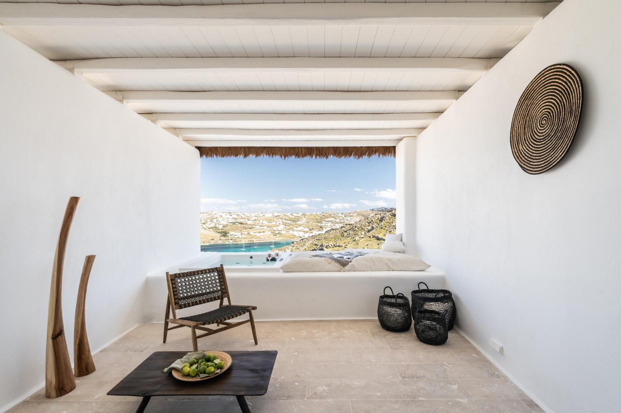 White Stone Mykonos Otel Agios Ioannis Diakoftis Dış mekan fotoğraf