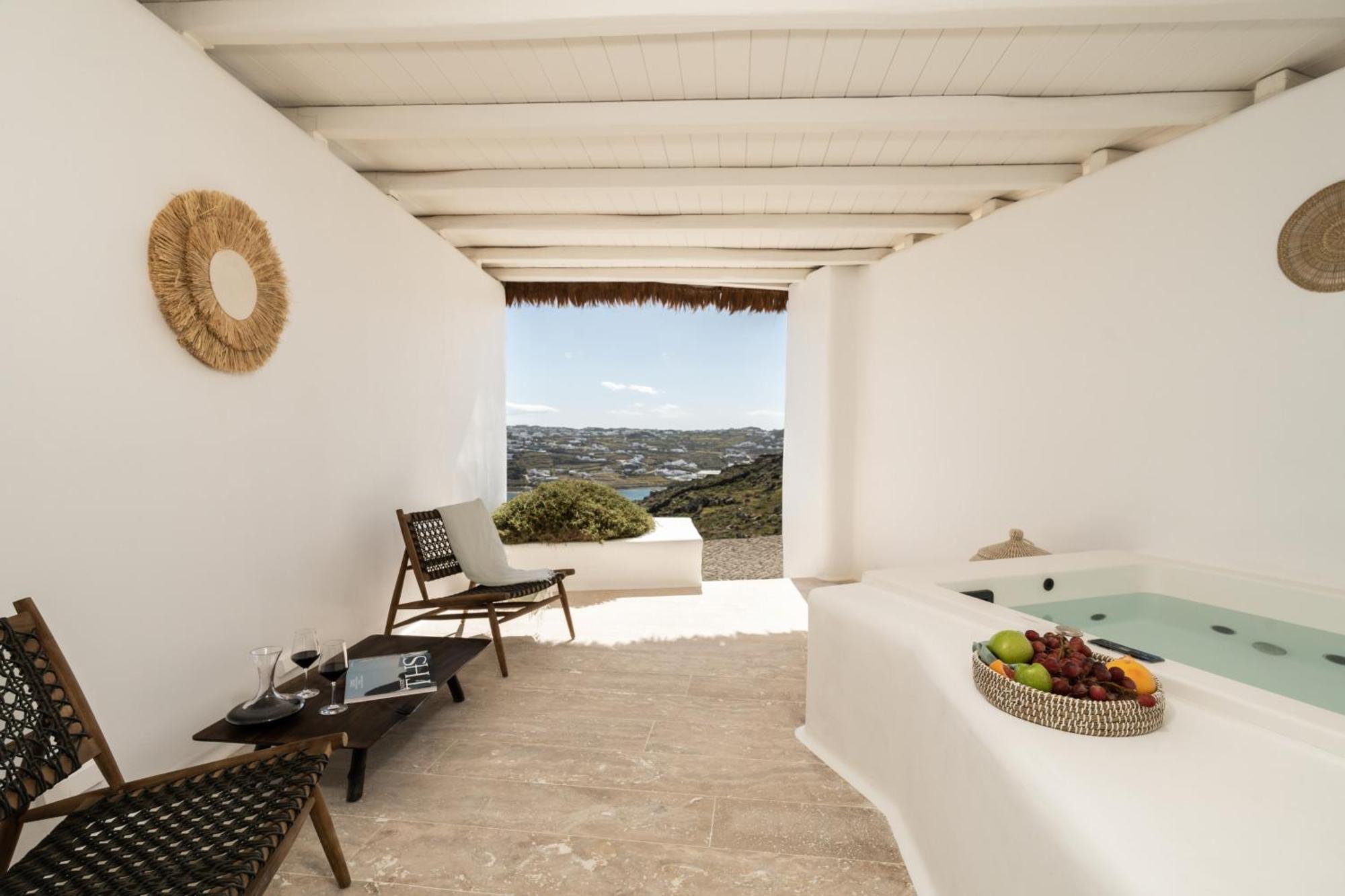 White Stone Mykonos Otel Agios Ioannis Diakoftis Dış mekan fotoğraf